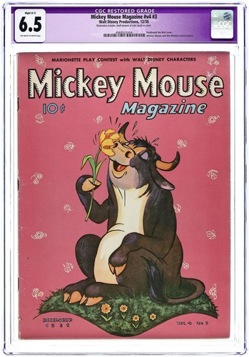 Rivista topolino vol 3 cgc - topolino,